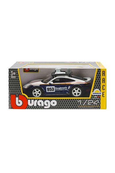 Angoravi 28029 Burago 1:24 Porsche 911 Dakar Model Car -Sunman
