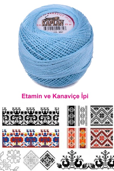 Kaplan Etamine and Cross Stitch Thread 8 No Code/Colour: 997 - Royaleks