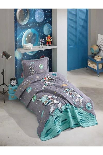LiderGlobal Clasy Single Bedspread Space