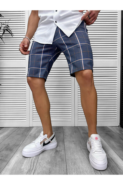 dehaine Pantaloni scurti, pentru barbati, casual, bleumarin, 13119