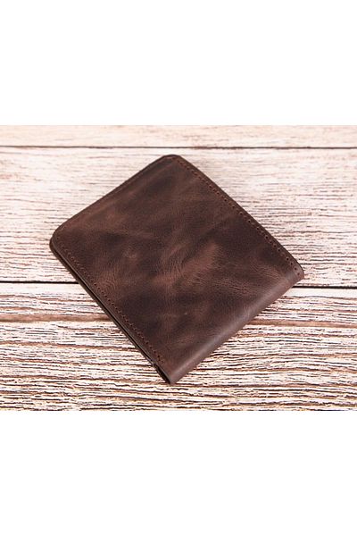 Enseb Pier Leather Men's Wallet Bitter Brown