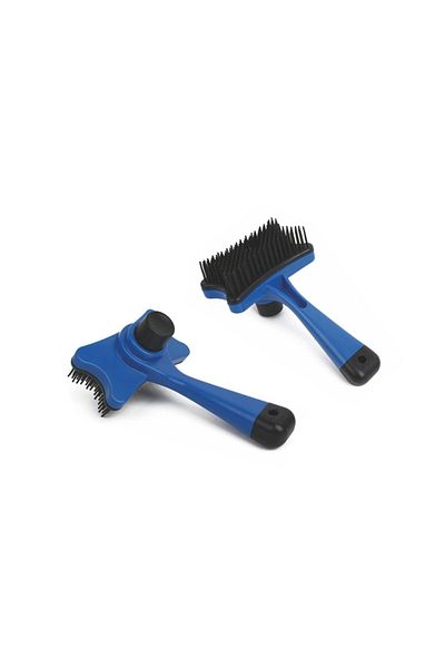 ASPARTAM Pet Brush - Blue - 13X7.5 cm