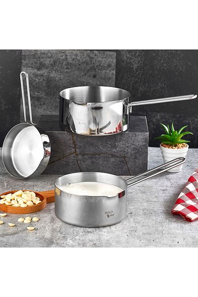 Polo Chef Royal Steel Sauce Pan - 33X7,5X16 cm