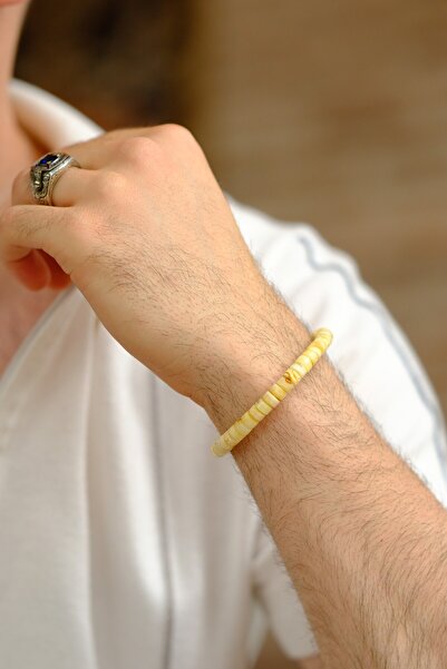 dergah tesbih Özel Tasarım Damla Kehribar Bileklik