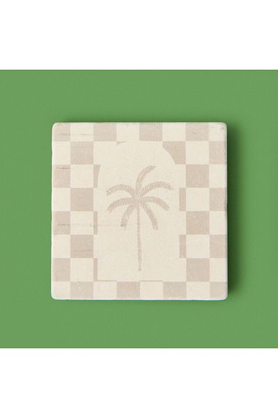 MATMEL Palm Coaster - Colorful - 10 cm