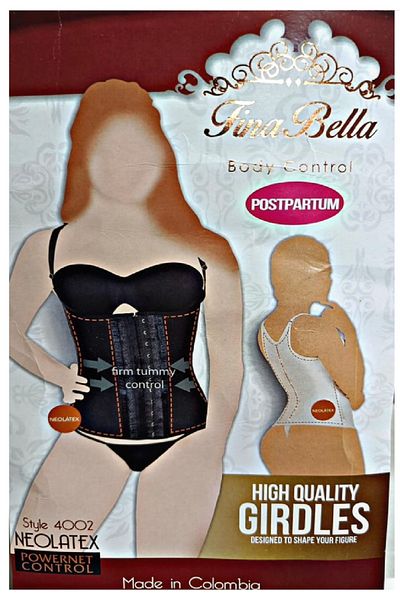 Fine bella Original Colombian-made slimming belly belt 4002
