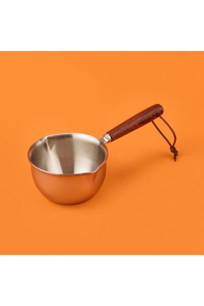 Evidea Arow Steel Sauce Bowl - Gray / Brown - 200 ml