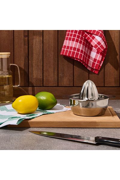 MATMEL Steel Lemon and Citrus Press - Inox - 16,8X9 cm