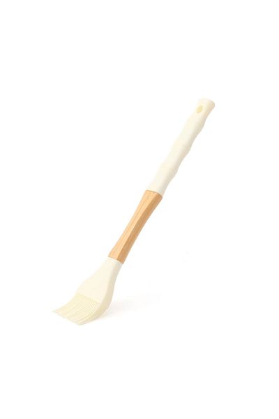 MATMEL Silicone Egg Brush with Wooden Handle -