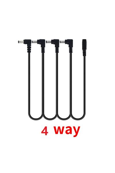 Choice 1 To 4 Miwayer Daisy Chain Cables 1 To 2-10 Ways Guitar Effect Pedal Power Supply Adapter 9v Dc 1a R