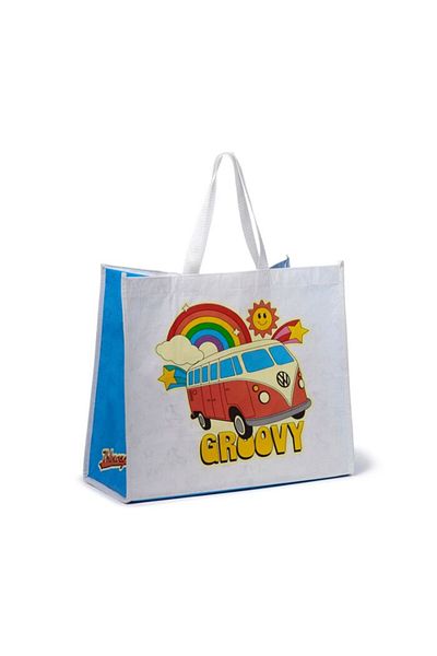 Volkswagen Shopping Bag, Volkswagen VW T1 Camper Bus, Reusable