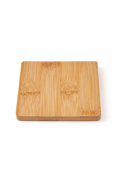 ASPARTAM Circle 4 Bamboo Coasters - - 10 cm