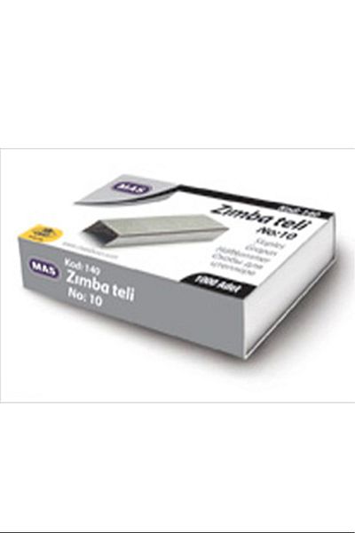 Mas S Staple No:10 White 10 Pcs