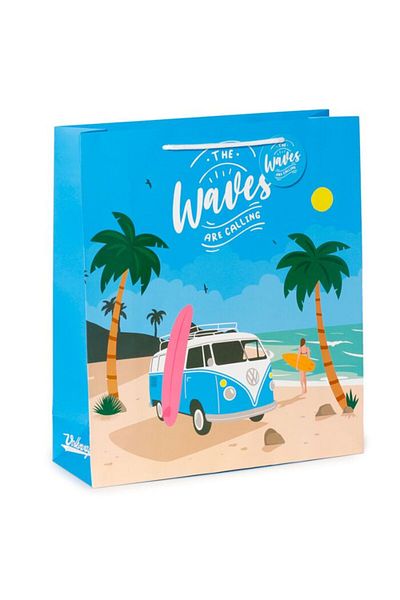 Volkswagen Punga Cadou, Mare, Vw T1 Camper Bus Gift Bag