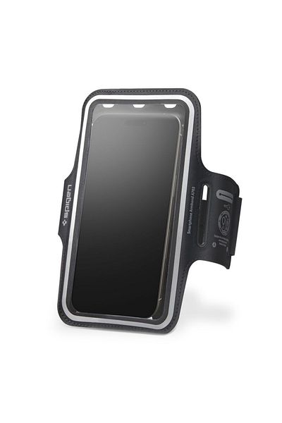 Spigen Running Phone Case, max 6.9" - Spigen Dynamic Shield (A703) - Black