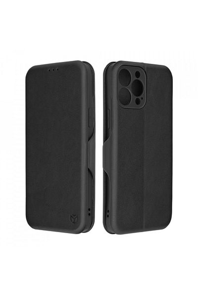 Techsuit Husă portofel Techsuit Safe Plus pentru iPhone 13 Pro Max, neagră