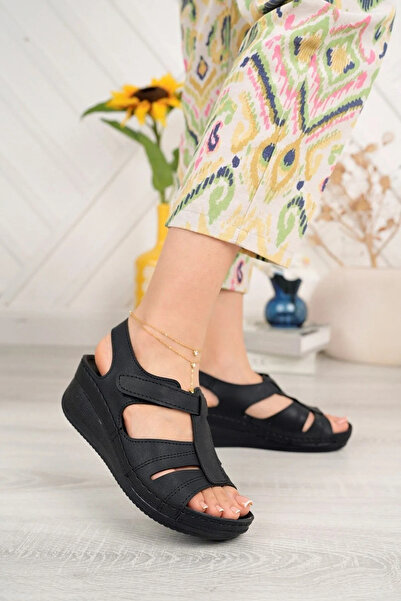 morscho Uway Orthopedic Γυναικεία Καθημερινά Σανδάλια - Wedge Heel