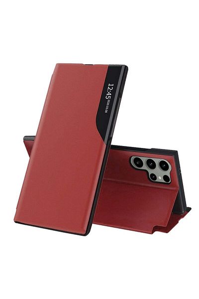 Techsuit Samsung Galaxy S24 Ultra Case - Techsuit eFold Series - Red