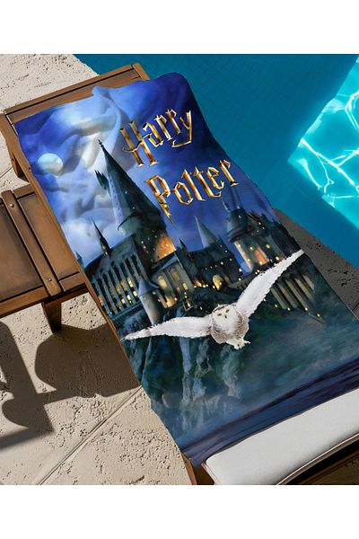hediyechy Harry Potter Themed Beach Towel