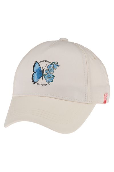 Kitti Butterfly Patterned Girl's Hat (Age 4-8)