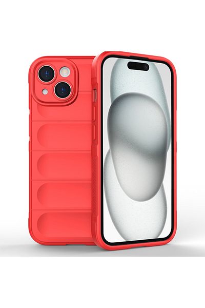 Techsuit IPhone 15 Plus Case - Techsuit Magic Shield - Red