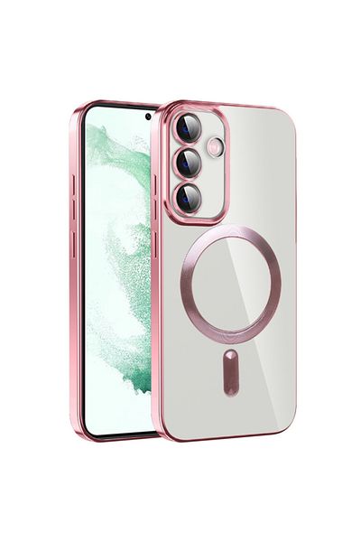 Techsuit Case for Samsung Galaxy S24 Plus - Techsuit Luxury Crystal MagSafe - Pink