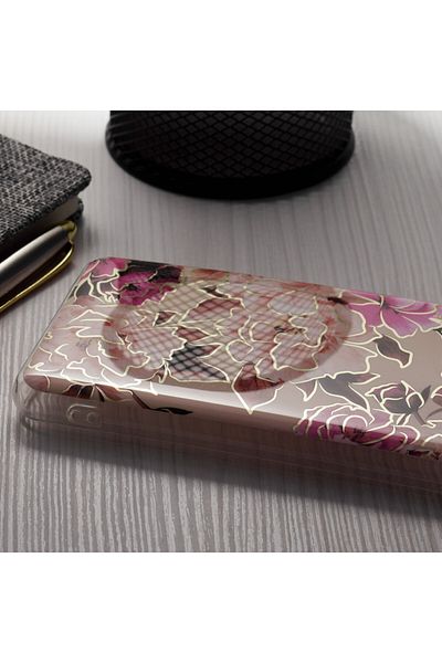 Techsuit Carcasă pentru iPhone 15 - Seria Techsuit Marble - Mary Berry Nude