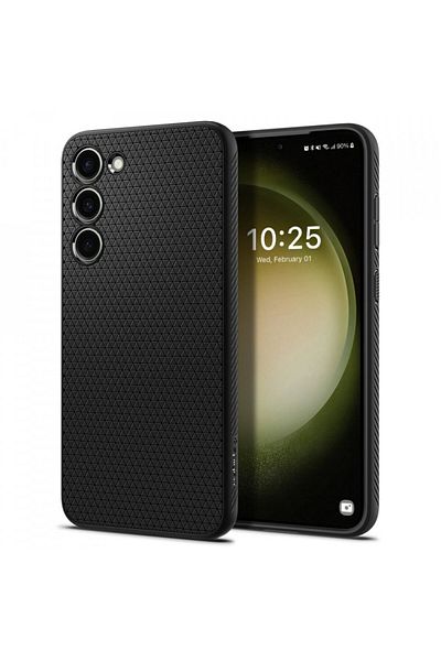 Spigen Case for Samsung Galaxy S23 - Spigen Liquid Air - Matte Black