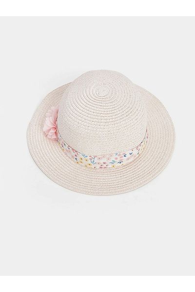 LC Waikiki Floral Baby Girl Straw Hat