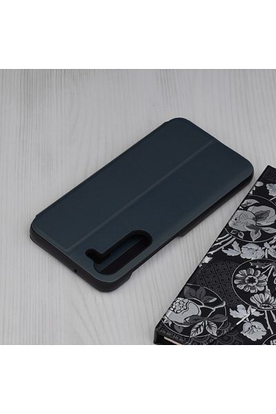 Techsuit Husă pentru Samsung Galaxy S23 Plus - Seria Techsuit eFold - Albastru închis