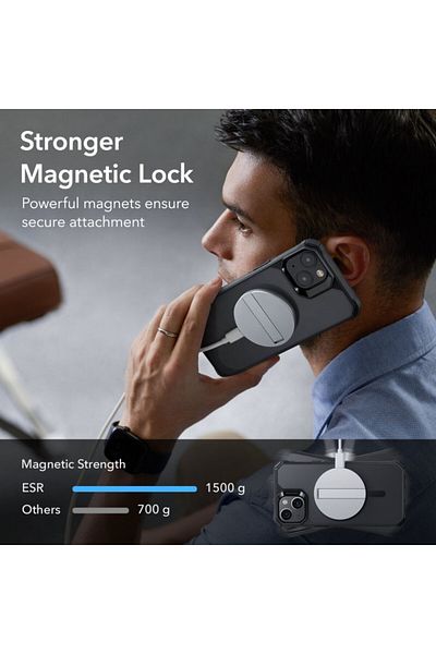 ESR IPhone 14 Pro Case - ESR Air Armor HaloLock - Frosted Black