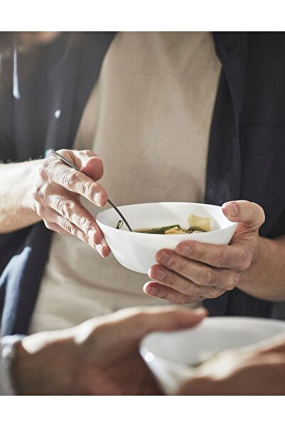 TAGESAN Oftast 6 Pieces 15 cm White - Tempered Glass Bowl, Soup and Salad Dish