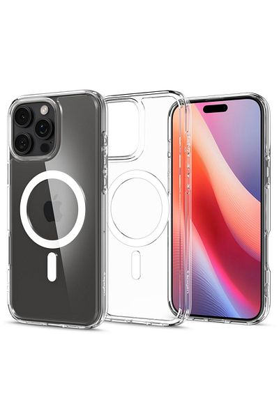 Spigen Husă pentru iPhone 16 Pro Max - Spigen Ultra Hybrid MagSafe - Albă