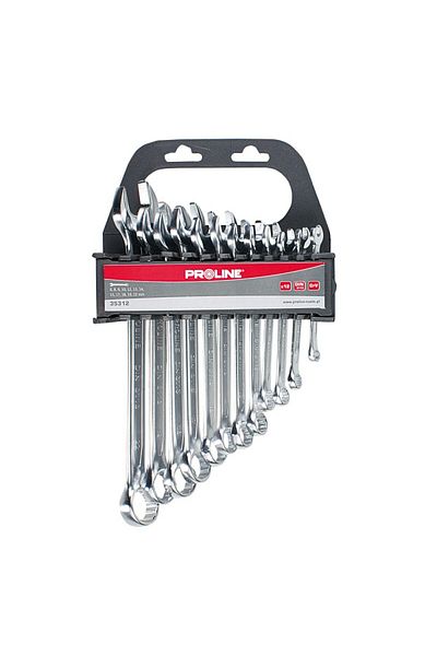 PROLINE Forged Cr-Va Combination Wrench Set 6-22Mm - 12P.