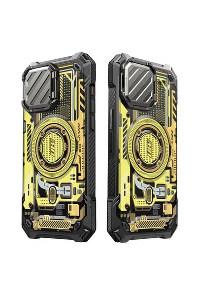Supcase Carcasă pentru iPhone 15 Pro Max - Supcase Unicorn Beetle XT MagSafe - Circuit Galben