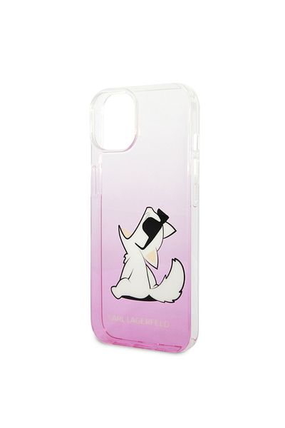 Karl Lagerfeld IPhone 14 Plus Case - Karl Lagerfeld Hardcase (KLHCP14MCFNRCPI) - Pink Choupette Fun