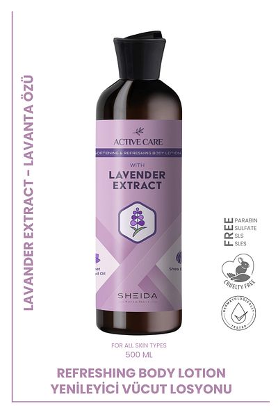 Sheida Active Care Renewing & Softening Body Lotion 500 ml – Lavender Extract
