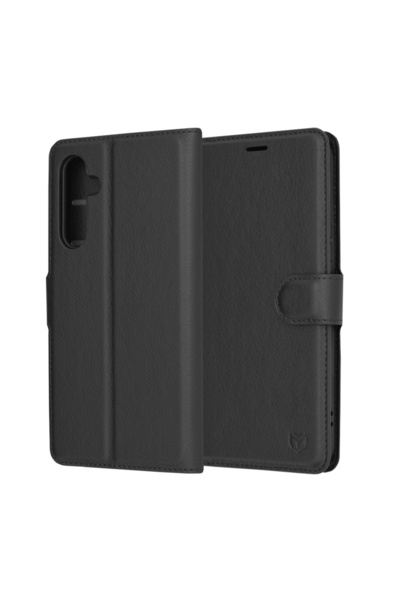 Techsuit Θήκη για Samsung Galaxy A54 - Techsuit Leather Folio - Μαύρη