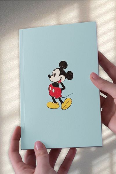 Ludios Μπλε Mickey Mouse A5 Χωρίς γραμμή σημειωματάριο (50 ΦΥΛΛΑ)