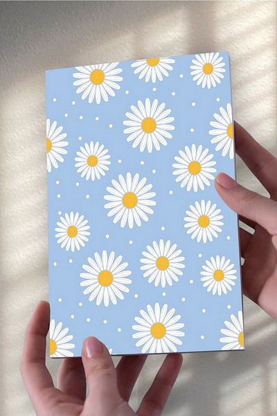 Ludios Σημειωματάριο Daisies Blue A5 χωρίς γραμμή (50 φύλλα)