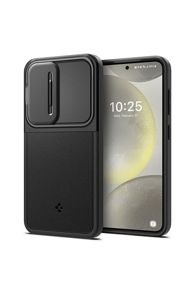 Spigen Samsung Galaxy S24 FE case - Spigen Optik Armor - Black