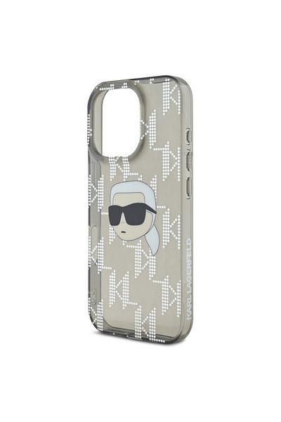 Karl Lagerfeld Case for iPhone 16 - Karl Lagerfeld IML Luxury Electroplated (KLHCP16SHKLPKHK) - Karl Head