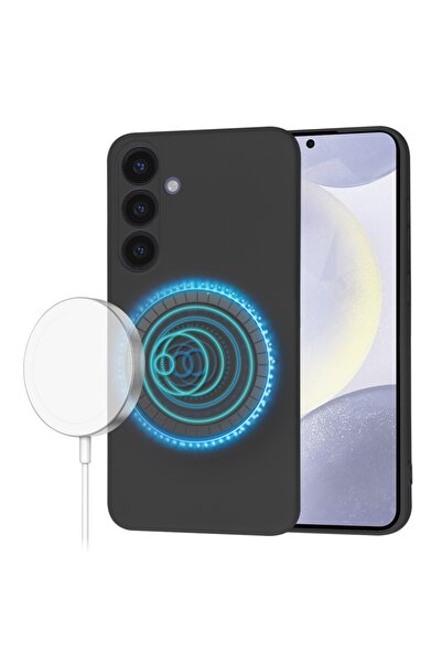Techsuit Husă pentru Samsung Galaxy S24 Plus - SoftFlex MagSafe - Negru