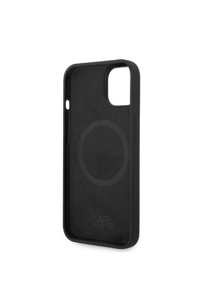 Karl Lagerfeld Husă pentru iPhone 14 Plus - Karl Lagerfeld Silicon MagSafe (KLHMP14MSNIKBCK) - Ikonik