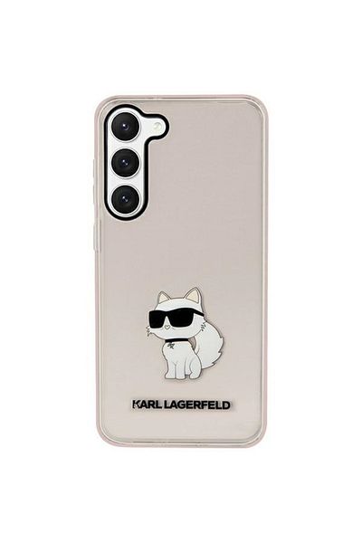 Karl Lagerfeld Carcasă Samsung Galaxy S23 - Karl Lagerfeld Hardcase (KLHCS23SHNCHTCP) - Ikonik Choupette roz