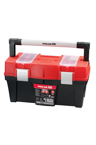 PROLINE Ppr Hd Tool Box With Lock And Aluminum Handle 18"