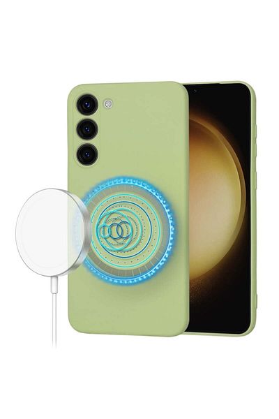 Techsuit Case for Samsung Galaxy S23 Plus - Techsuit SoftFlex MagSafe - Matcha