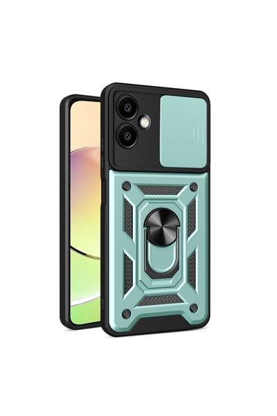 Techsuit Carcasă pentru Samsung Galaxy A06 - Seria Techsuit CamShield - Verde