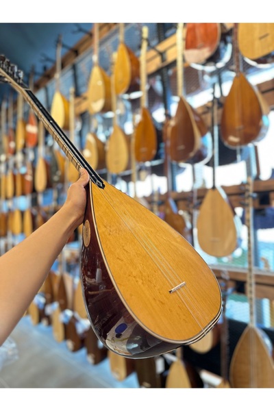 PENA MÜZİK Kısa Sap Tam Profesyonel Ardıç Bağlama 39 Tekne Jak Girişli