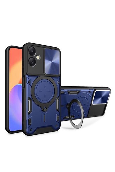 Techsuit Carcasă pentru Samsung Galaxy A06 - Techsuit CamGuard Pro - Albastră